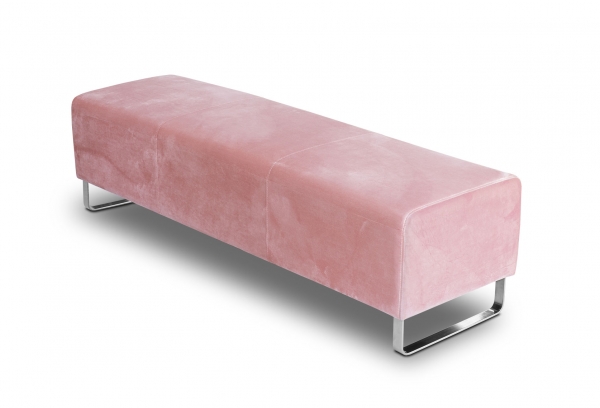 Old Rosa velvet bench